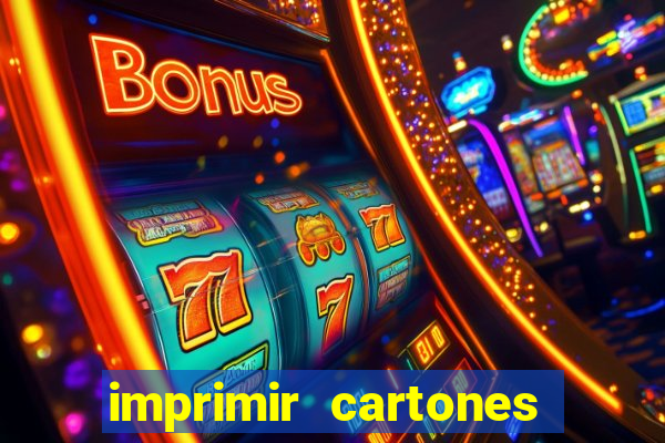 imprimir cartones de bingo